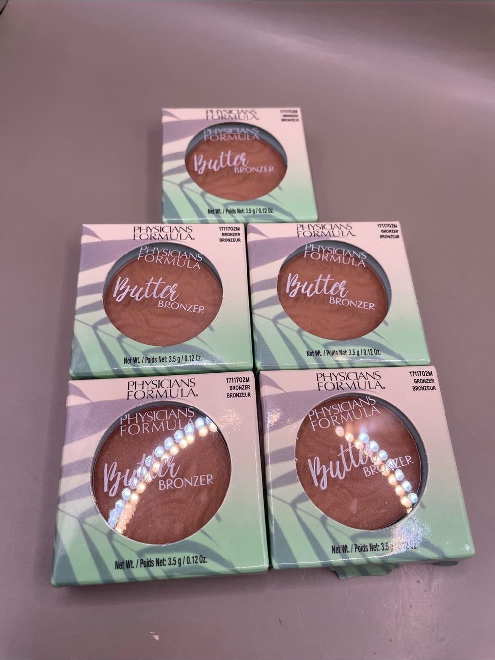 Physicians Formula Butter Bronzer 1711702M Bronzer 3.5g Lot Of 5